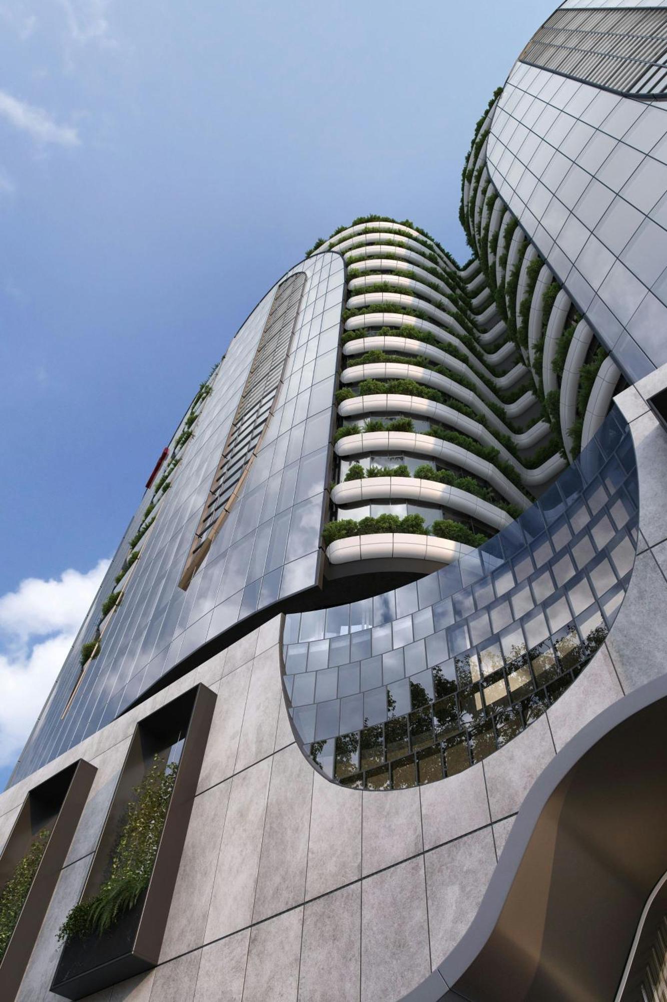 Melbourne Marriott Hotel Docklands Екстер'єр фото The proposed One River North